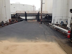 recently completed American Coating Technologies LLC secondary containment project for Kinder Morgan